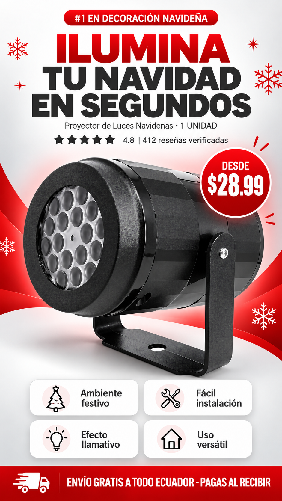 PROYECTOR NAVIDEÑO