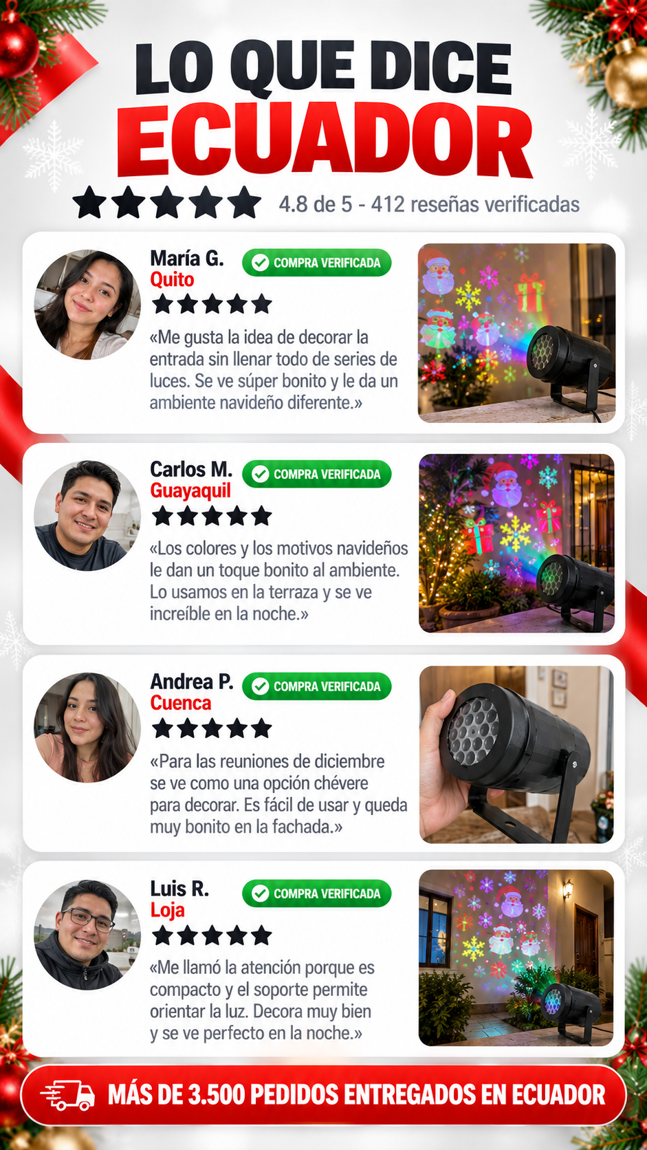 PROYECTOR NAVIDEÑO