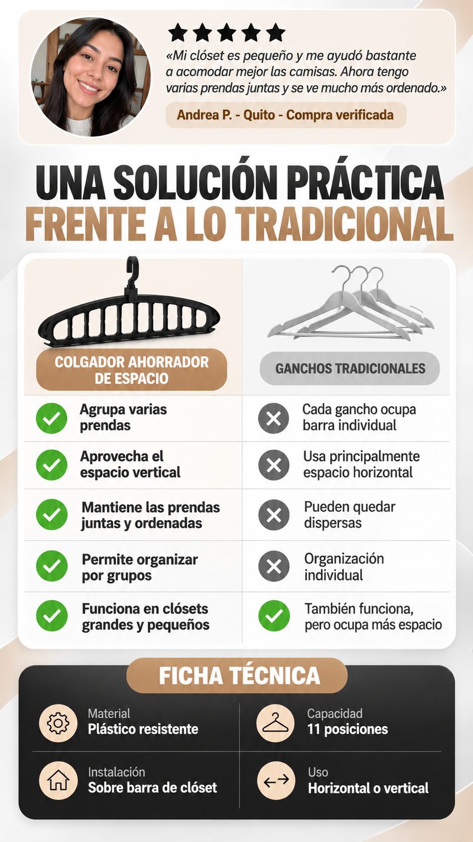 PERCHERO MULTIFUNCIONAL